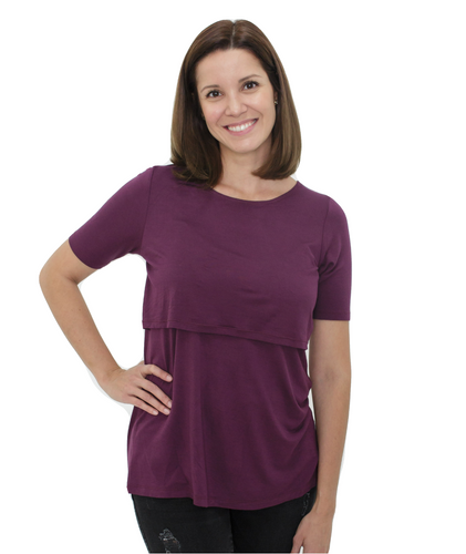 plum nursing shirt